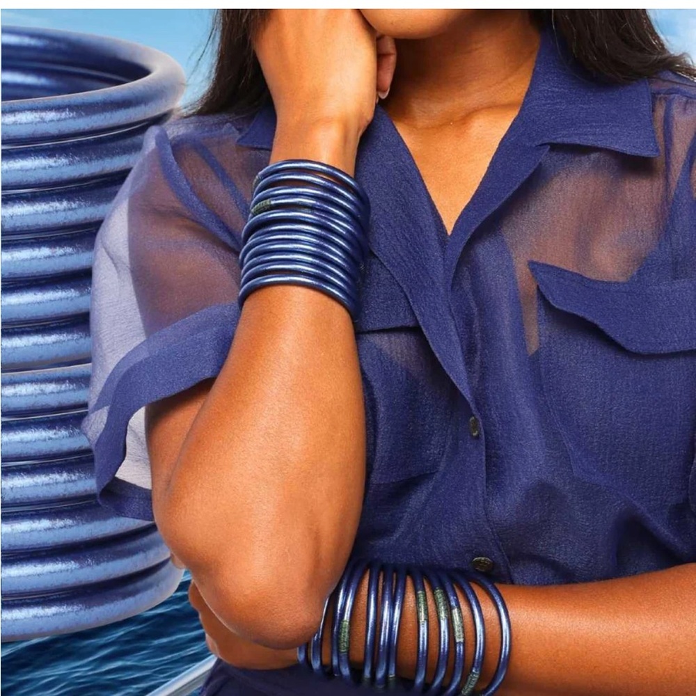 Budhagirl Blue Bangles - Picture 8 of 13